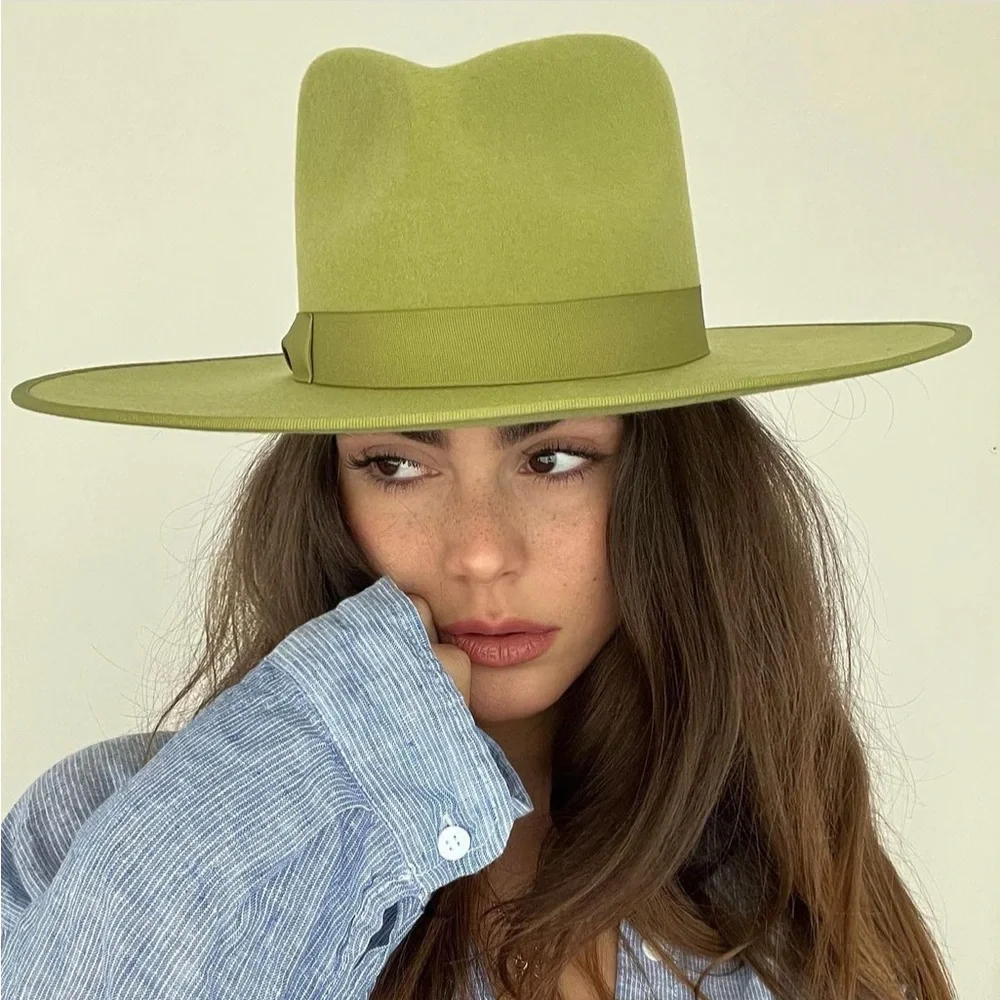 $149 NEW Lack of Color wool cactus rancher hat green matcha M 57cm 22.5” - Picture 2 of 10